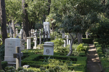 Der Protestantische Friedhof in Rome