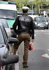 Polizeikontrolle in Duesseldorf