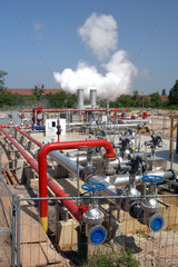 Landau - Geothermiekraftwerk der geox GmbH
