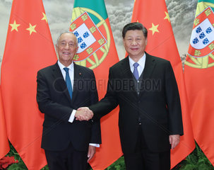 CHINA-BEIJING-XI JINPING-PORTUGUESE PRESIDENT-TALKS (CN)