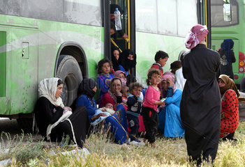 SYRIA-HOMS-RUKBAN CAMP-DISPLACED