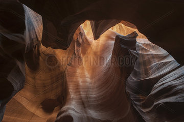 Antelope Canyon  a slot canyon in Arizona  USA