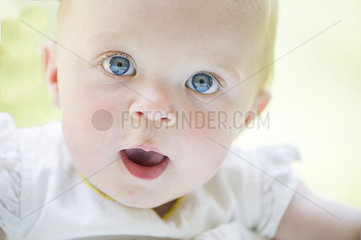 Baby  close-up portrait
