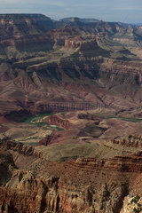 The Colorado River winds through the Grand Canyon in Arizona  USA