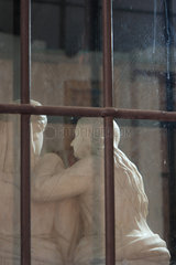 Rom  Italien  Mamorskulpturen im Schaufenster