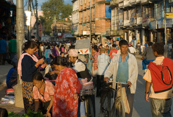 Markt in Kathmandu (Nepal)