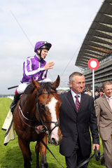 Royal Ascot  Leading Light with Joseph O'Brien up after winning the Gold Cup