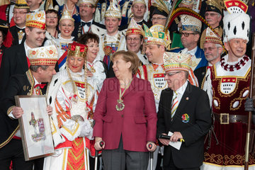 Berlin  Deutschland  Bundeskanzlerin Angela Merkel  CDU  empfaengt Prinzenpaare im Bundeskanzleramt
