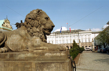 Der Palast des polnischen Praesidenten