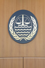 Hamburg  Deutschland  Logo des Internationalen Seegerichtshofes