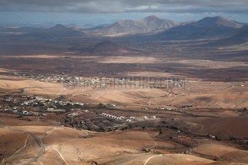 Betancuria  Spanien  Landschaft auf der Kanareninsel Fuerteventura