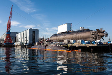 Kiel  Deutschland  U-Boote in der Kieler Howaldtswerke-Deutsche Werft GmbH