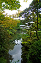 Nikko  Japan  Shoyoen  alter japanischer Garten im Nikko-Nationalpark