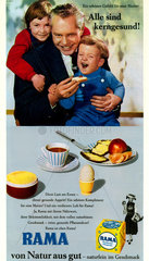 Rama Margarine Werbung  um 1958