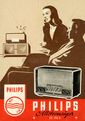 Philips Radio  Werbung  1949