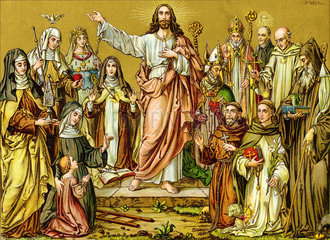 katholische Ordensgruender  Jesus  1897