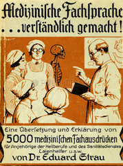 Medizinische Fachsprache  Woerterbuch  1937