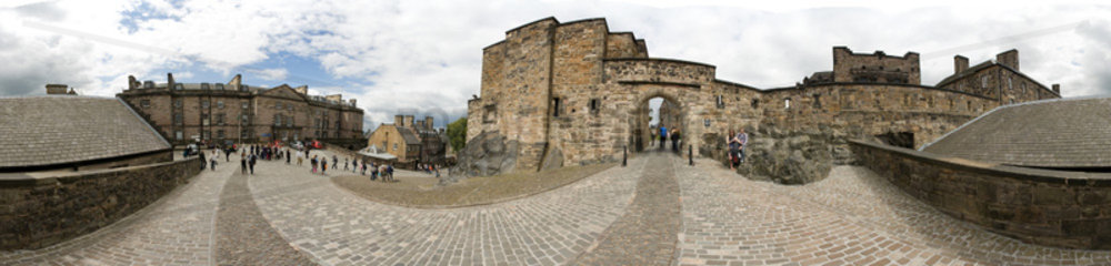 Edinburgh  Grossbritannien  Panorama vom Edinburgh Castle
