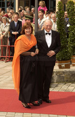 Guenter und Gabriele Verheugen  Bayreuth 2005