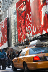 New York City  USA  Strassenzene am Times Square