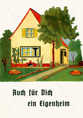 Werbung fuer Bausparkasse  1935