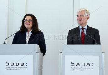 Berlin  Deutschland  Andrea Nahles und Dr. Henning Voscherau