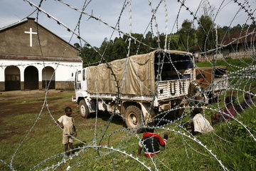Gemeindezentrum der Pallottiner in Kriegsgebiet Goma