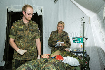 Gardelegen  Deutschland  beweglicher Arzttrupp der Bundeswehr