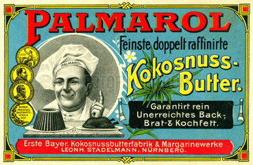Werbung fuer Palmarol Kokosnuss-Butter  1906
