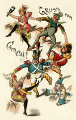Gruss vom Karneval  1898