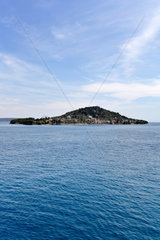 Zadar  Kroatien  Blick zur Insel Osljak