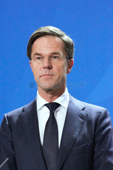 Berlin  Deutschland - Der Ministerpraesident der Niederlande Mark Rutte.