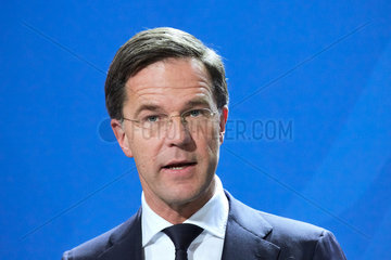 Berlin  Deutschland - Der Ministerpraesident der Niederlande Mark Rutte.