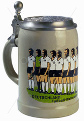 Bierkrug zur Fussball-WM 1974