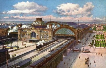 Dresdener Hauptbahnhof  1910