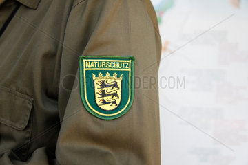 Kappel-Grafenhausen  Deutschland  Landeswappen Baden-Wuerttembergs in einem Naturschutzlogo