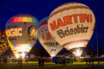 Kiel  Deutschland  die Veranstaltung -Warsteiner Balloon Sail-  Kieler Woche
