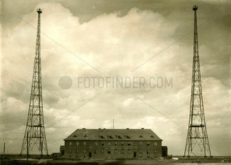 Radiosender  Sendeanlage  um 1926