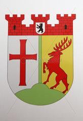 Berlin  Deutschland  Wappen des Berliner Stadtbezirks Tempelhof-Schoeneberg