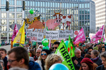 Berlin  Deutschland  Demo fuer Agrarwende