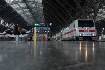Leipzig  Deutschland  Probefahrt Intercity 2 mit 146 555-8