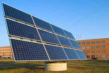 Berlin  Deutschland  Solarzellen im Wissenschaftspark Adlershof