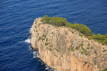 Formentor  Mallorca  Spanien  Steilkueste auf der Halbinsel Formentor