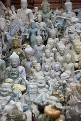 Phnom Penh  Kambodscha  Figuren im Nationalmuseum