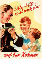 Werbung fuer Hohner Mundharmonika  um 1935