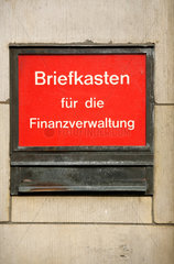 Bremen  Deutschland  Finanzamt Bremen 1  Briefkasten