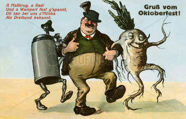 Gruss vom Oktoberfest  1922