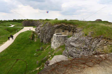 Verdun  Frankreich  Aussicht vom Fort Douaumont