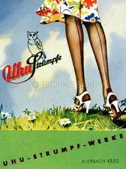 Werbung fuer Damenstruempfe  um 1942