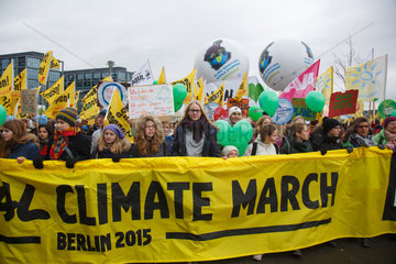 Berlin  Deutschland  Global Climate March in Berlin-Mitte